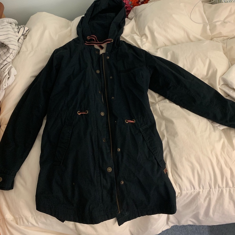 Roxy navy blue parka